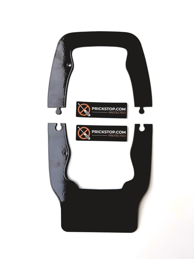 Prickstop Einbruchschutz außenliegend für Fiat Ducato, Citroën Jumper, Peugeot Boxer – Türverstärkung und Reparaturblech für Fahrertür & Hecktür, Einbruch verhindern, ab Bj. 2006