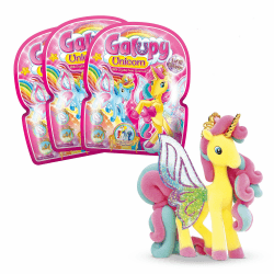 CRAZE GALUPY Einhorn 3er Pack Wunderschöne Einhorn Spielzeug 3x Einhörner enthalten Einhorne Geschenke für Mädchen & Jungen 18 verschiedene Einhorn Figuren zum Sammeln 27738 Galupy 3x Einhörner 3 Galupy UNICORN 27738