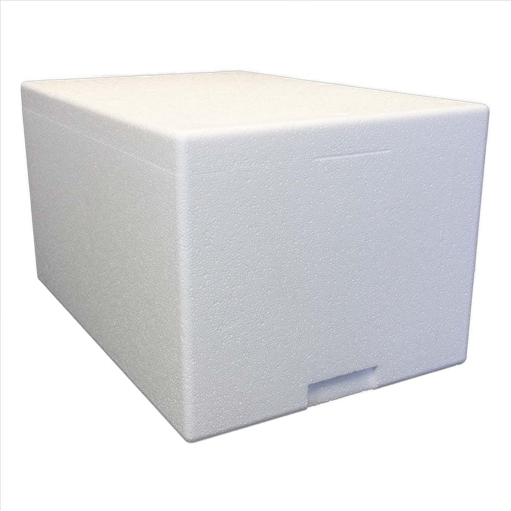 Styroporbox/Thermobox - 41,5 Liter - 60 x 40 x 33 cm/Wandstärke 4 cm - Styrobox