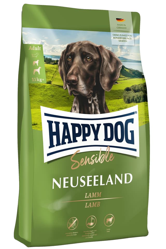 Happy Dog Sensible Neuseeland - M - Trockenfutter, Hundefutter - Geschmacksrichtung Lamm - 12,5kg Neuseeland (Lamm) 12.5 kg (1er Pack)