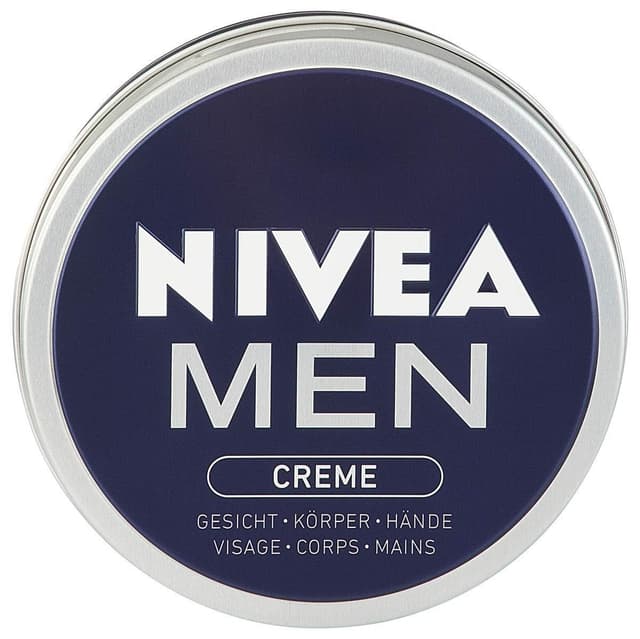 NIVEA MEN Creme, pflegende Hautcreme mit Vitamin E für intensive Feuchtigkeit,Hautpflege für Männer, ideal für Körper, Gesicht und Hände (150 ml) 150 ml (1er Pack) 150 ml