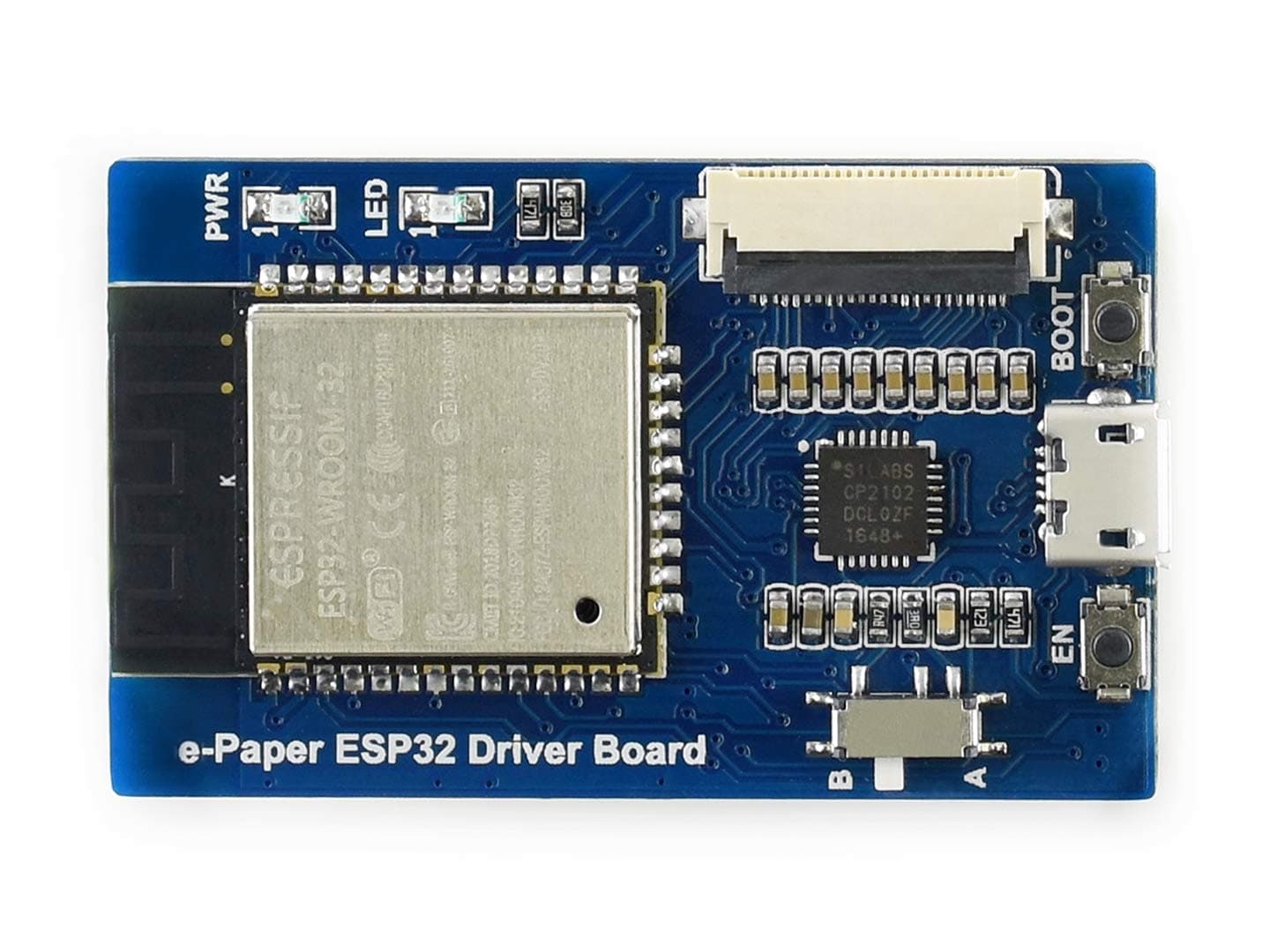 Waveshare Universal e-Paper Driver Board with WiFi SoC ESP32 Onboard Supports Various SPI e-Paper Raw Panels