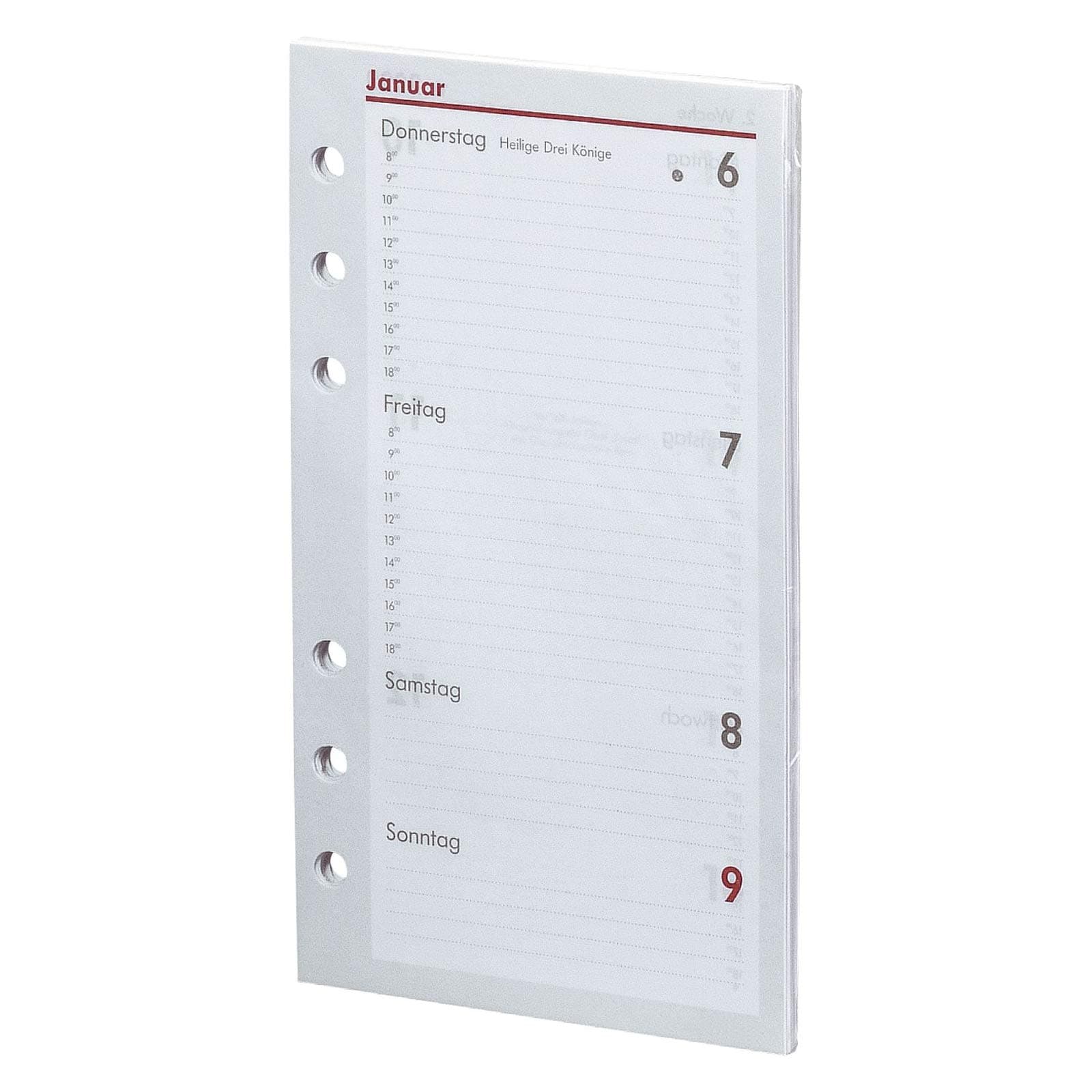 BSB Ersatzeinlage Kalendarium 2026, 6-fach Lochung - passend für BSB Kompakt Terminplaner Organizer, 02-0058 Angebot bei HelloDeals