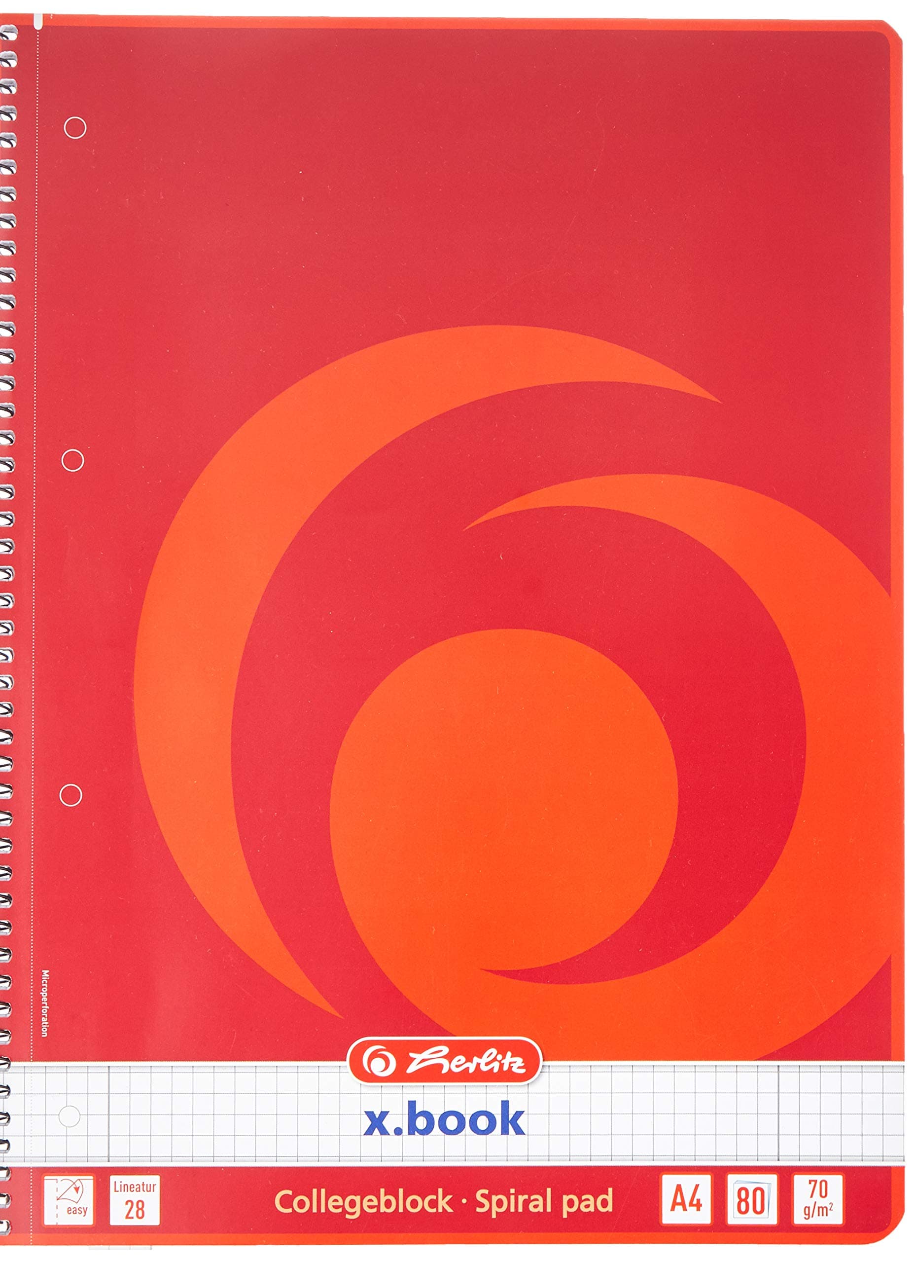 Herlitz Collegeblock A4, 80 Blatt, 70 g/m Angebot bei HelloDeals