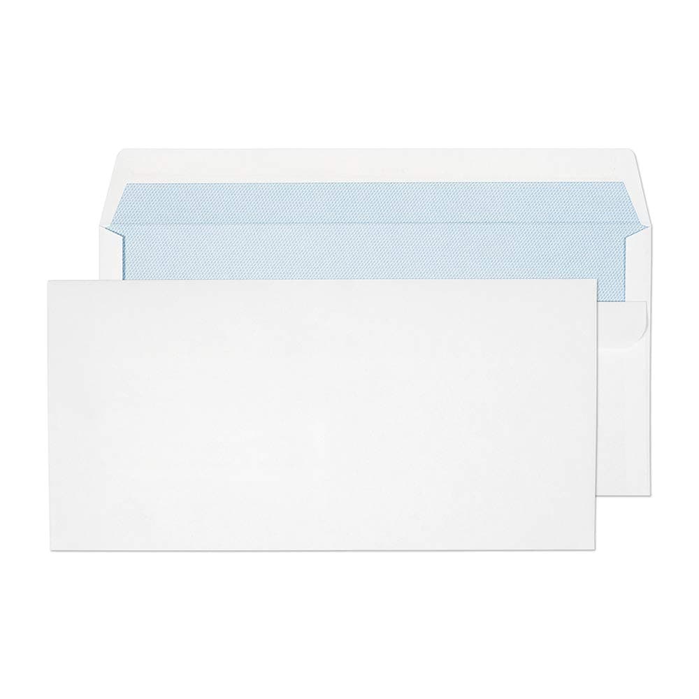 Blake Envelopes Purely Everyday 13882/50 PR Briefümschlage Selbstklebend Weiß DL 110 x 220 mm 90 g/m² | 50 Stück DL (110 x 220 mm) Pack of 50 White
