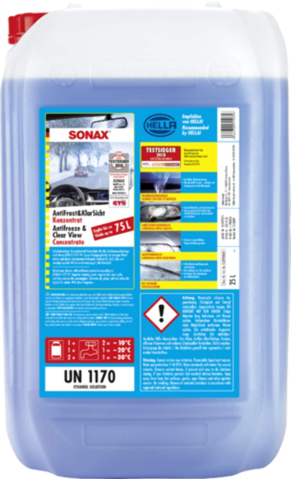 SONAX AntiFrost+KlarSicht Konzentrat Citrus 25 l
