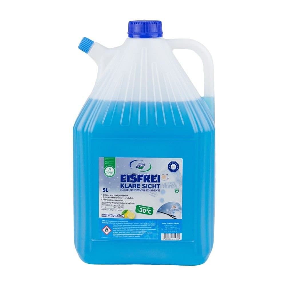 EISFREI & Klare Sicht -30°C 5 L Scheibenfrostschutz Auto Winter