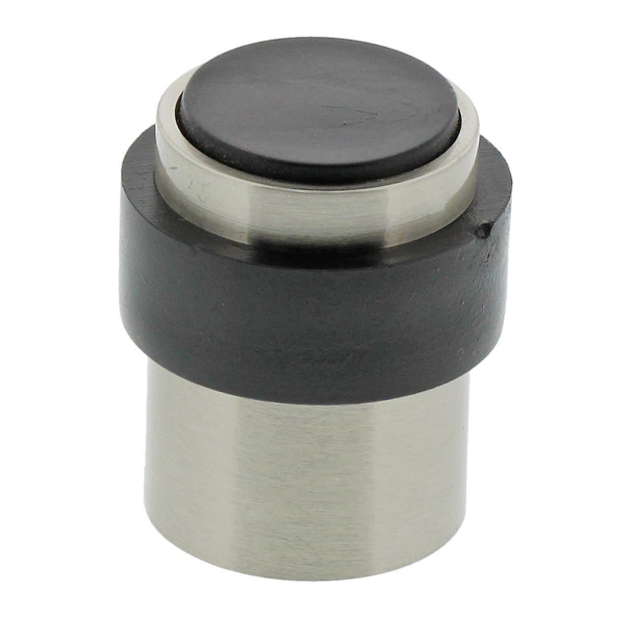 Burg-Wächter Wand- und Boden-Türstopper, Inkl. Befestigungsmaterial, TWB 2230 Ni SB, Edelstahl-Optik