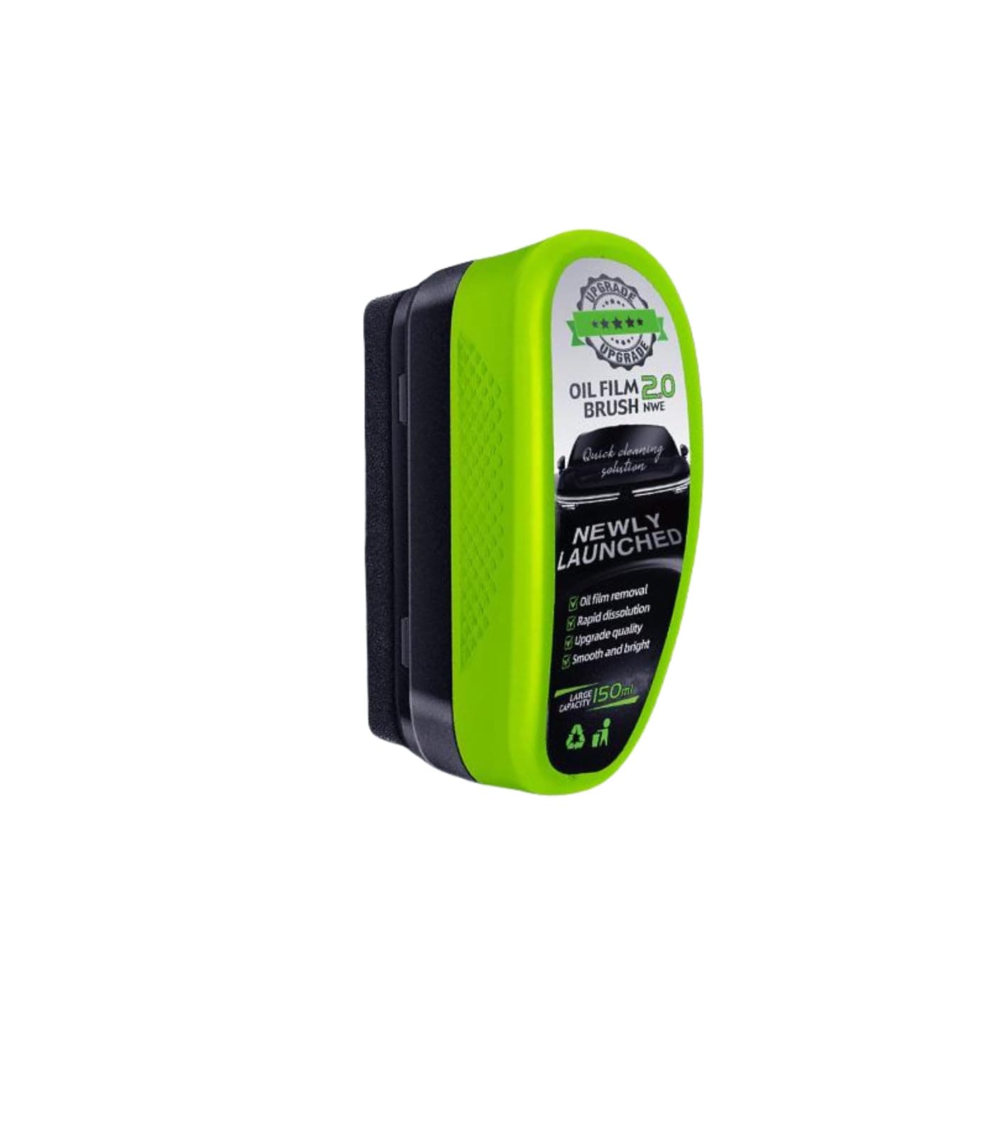 NXJJGQVM Glasölfilm-Entferner Windschutzscheibe Starke Reinigung Auto Glas Ölfilm Reiniger Regen Nebel Reinigung Glasbürste Auto Glas Ölfilmbürste