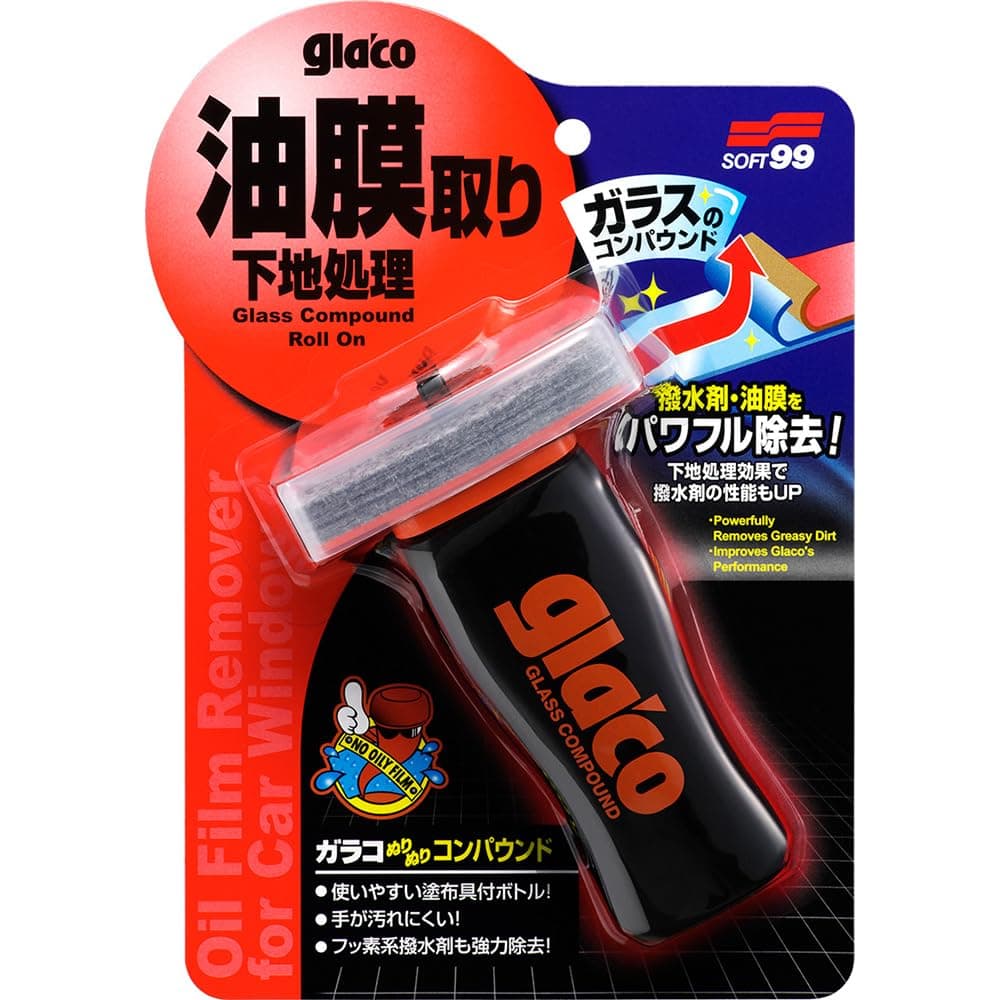 Soft99 04101 Glaco Glass Compound Roll on