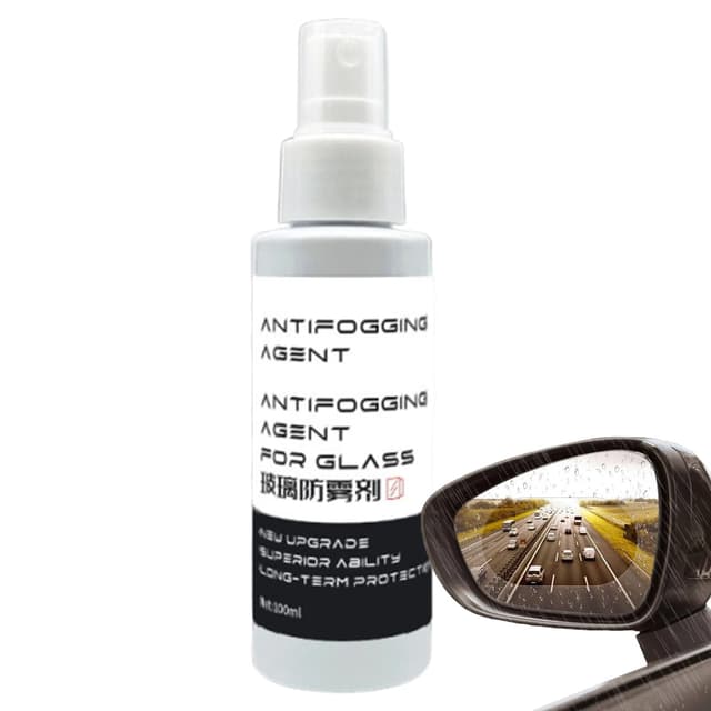 Anti Beschlag Spray - 100ml Anti Beschlag Spray Für Autos | Hydrophober Reiniger Für Ölfilm Glas Spiegel LKW Pickup SUV Auto Tür Fahrradhelm,SUV Roller Automotive Pickups Auto Truck Helme