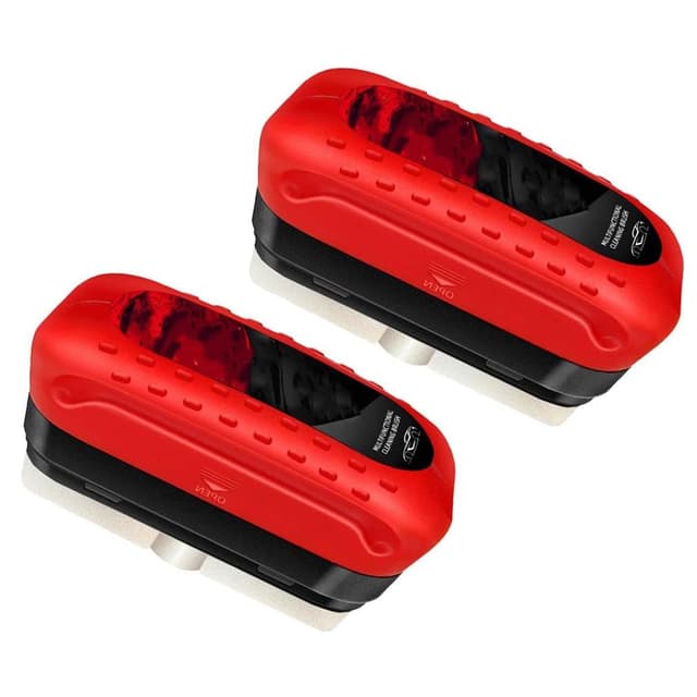 Ölabweisende Folie für Autoscheiben,Automotive Oil Film Cleaning Brush Glass Cleaning Board,Hydrophobe Glasbeschichtung für Windschutzscheibe,Glasreiniger und Politur für Auto (2 Stücks)