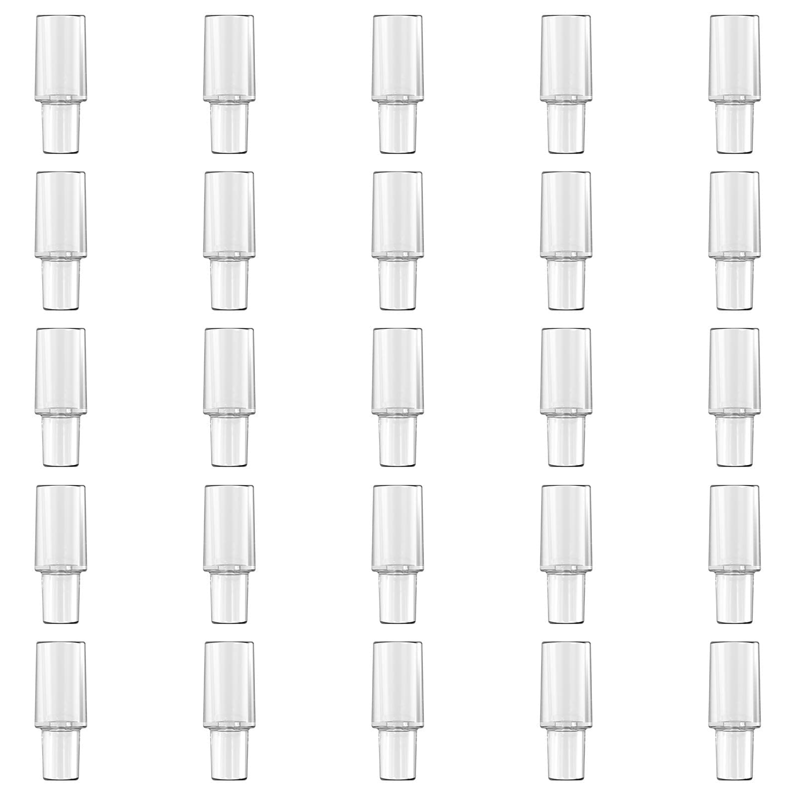 FIVAVA 25 Stück Alkoholtester-Mundstücke - Ersatzmundstücke für universelle Alkoholtester