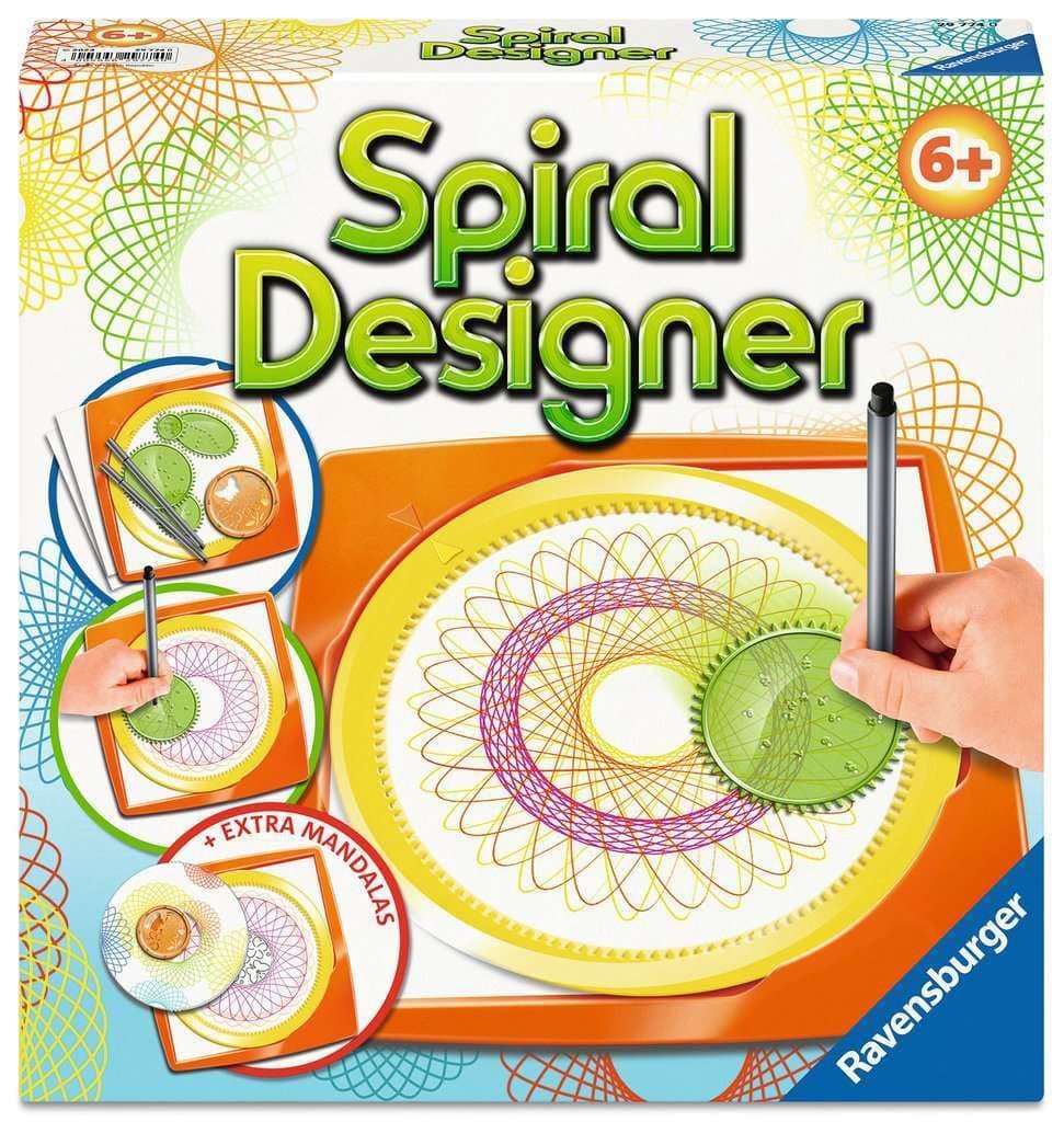 Ravensburger Spiral-Designer, Zeichnen Lernen für Kinder ab 6 Jahren, Kreatives Zeichen-Set für farbenfrohe Spiralbilder und Mandalas Single