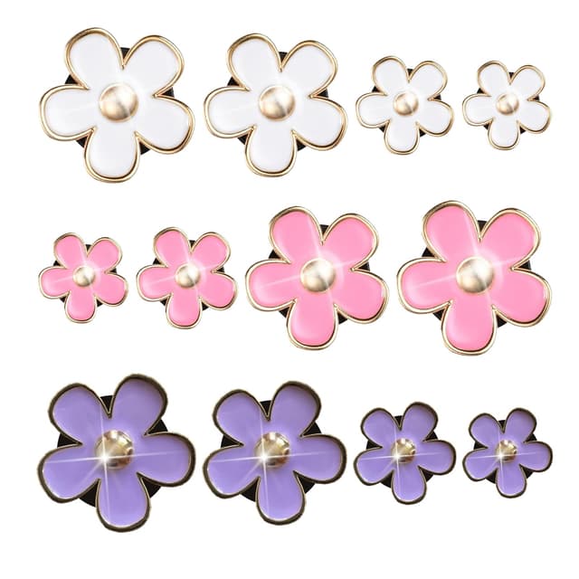 xolear 12 Stück Auto Diffuser, Gänseblümchen Blume Auto Lufterfrischer Automotive Air Outlet Lüfterfrischer Clips Innendekorationszubehör Auto Parfüm Diffusor mit Aromatherapie Tabletten