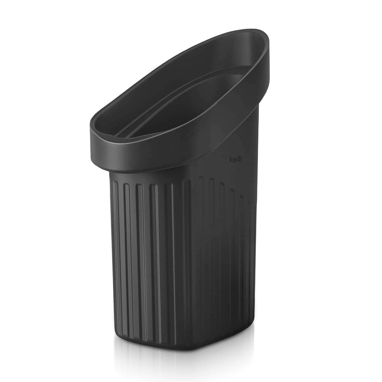 saijer Auto Mülleimer, Automülleimer Praktischer Mülleimer für Autotür Auto Zubehör Innenraum Silikon Aufbewahrungsbox Accessoires Platz in der Autotür weniger Lärm Für Tesla Model 3 Model Y(Schwarz)