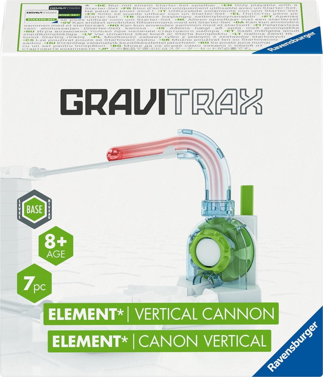 Ravensburger GraviTrax Element Vertical Cannon 27465 - GraviTrax Erweiterung für deine Kugelbahn - Murmelbahn und Konstruktionsspielzeug ab 8 Jahren, GraviTrax Zubehör kombinierbar mit allen Produkten Angebot bei HelloDeals