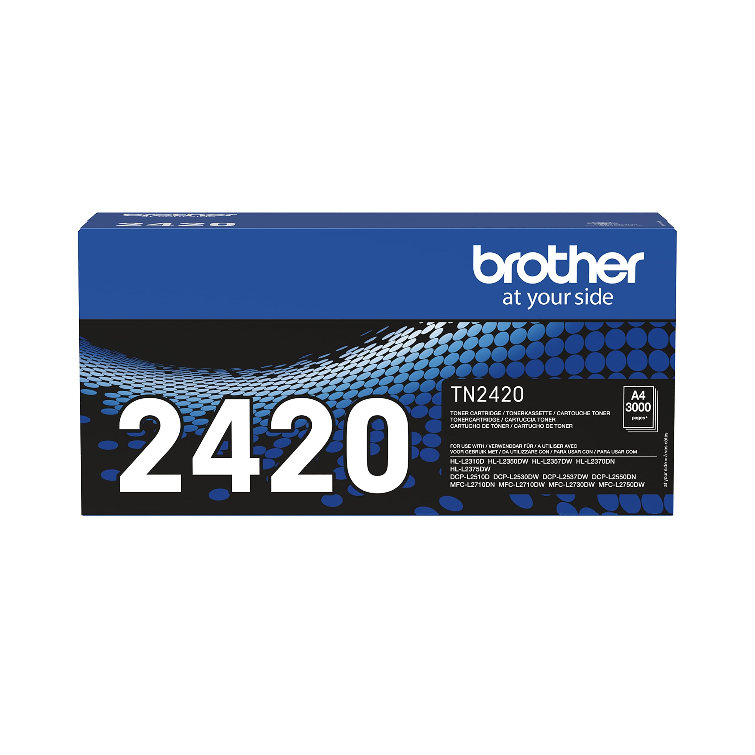 Brother BA77949 TN-2420 Tonerkartusche (für Brother HL-L2310D, HL-L2350DW, HL-L2370DN, HL-L2375DW, DCP-L2510D, DCP-L2530DW, DCP-L2550DN, MFC-L2710DN, MFC-L2710DW, MFC-L2730DW, MFC-L2750DW) schwarz, XL Single