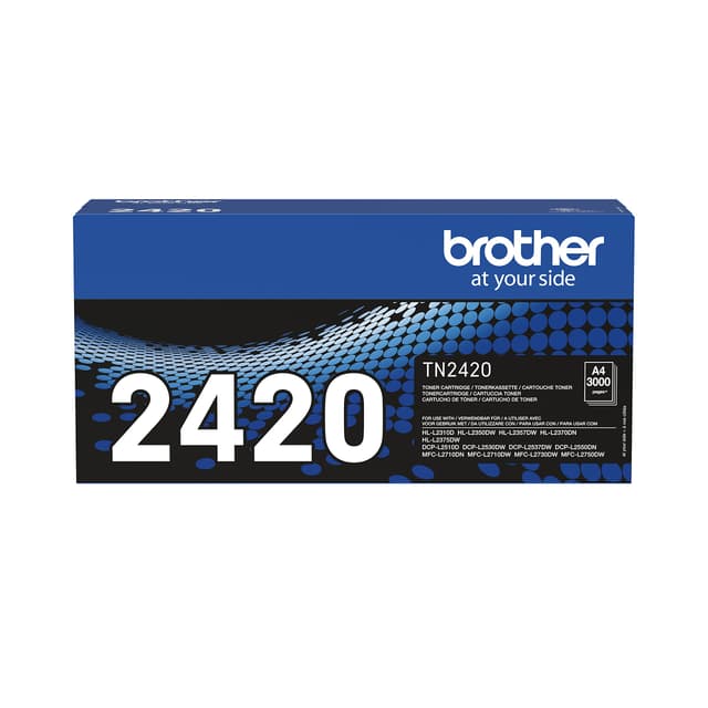 Brother BA77949 TN-2420 Tonerkartusche (für Brother HL-L2310D, HL-L2350DW, HL-L2370DN, HL-L2375DW, DCP-L2510D, DCP-L2530DW, DCP-L2550DN, MFC-L2710DN, MFC-L2710DW, MFC-L2730DW, MFC-L2750DW) schwarz, XL Single