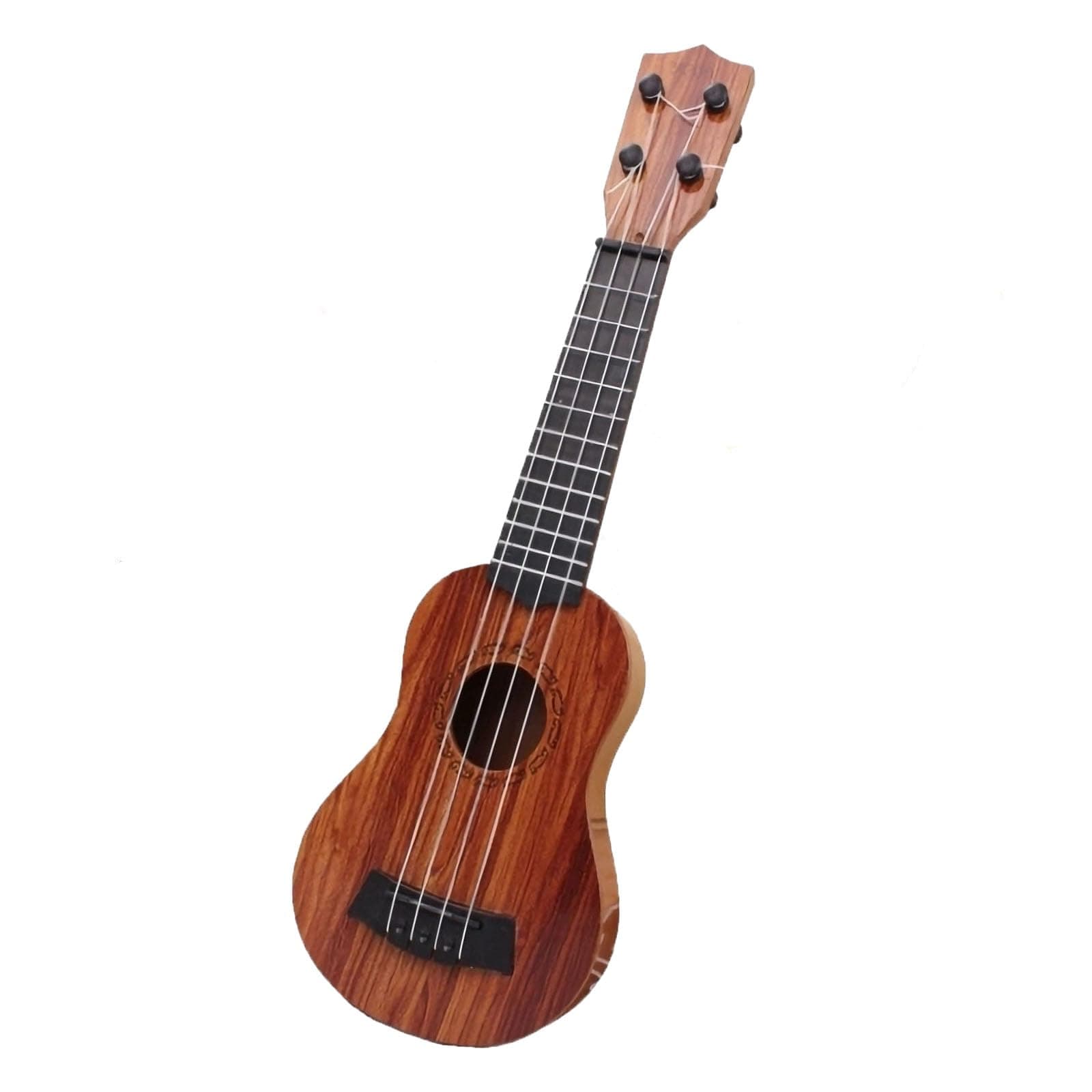 Kindergitarren, Mini Gitarre, Ukulele Kinder, Mini Gitarre für Kinder, mit 4 Verstellbaren Seiten, Kleine Gitarren, Ukulele Gitarre Spielzeug für Kleinkinder, Anfänger (38cm Naturholzfarbe) Angebot bei HelloDeals