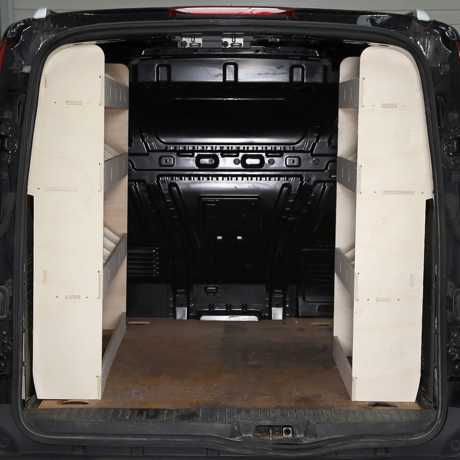 Vanify - Kompatibel mit Ford Connect L1 und L2 2014+ Fahrzeugeinrichtung Fahrzeugregale, doppelte Regale hinten Angebot bei HelloDeals