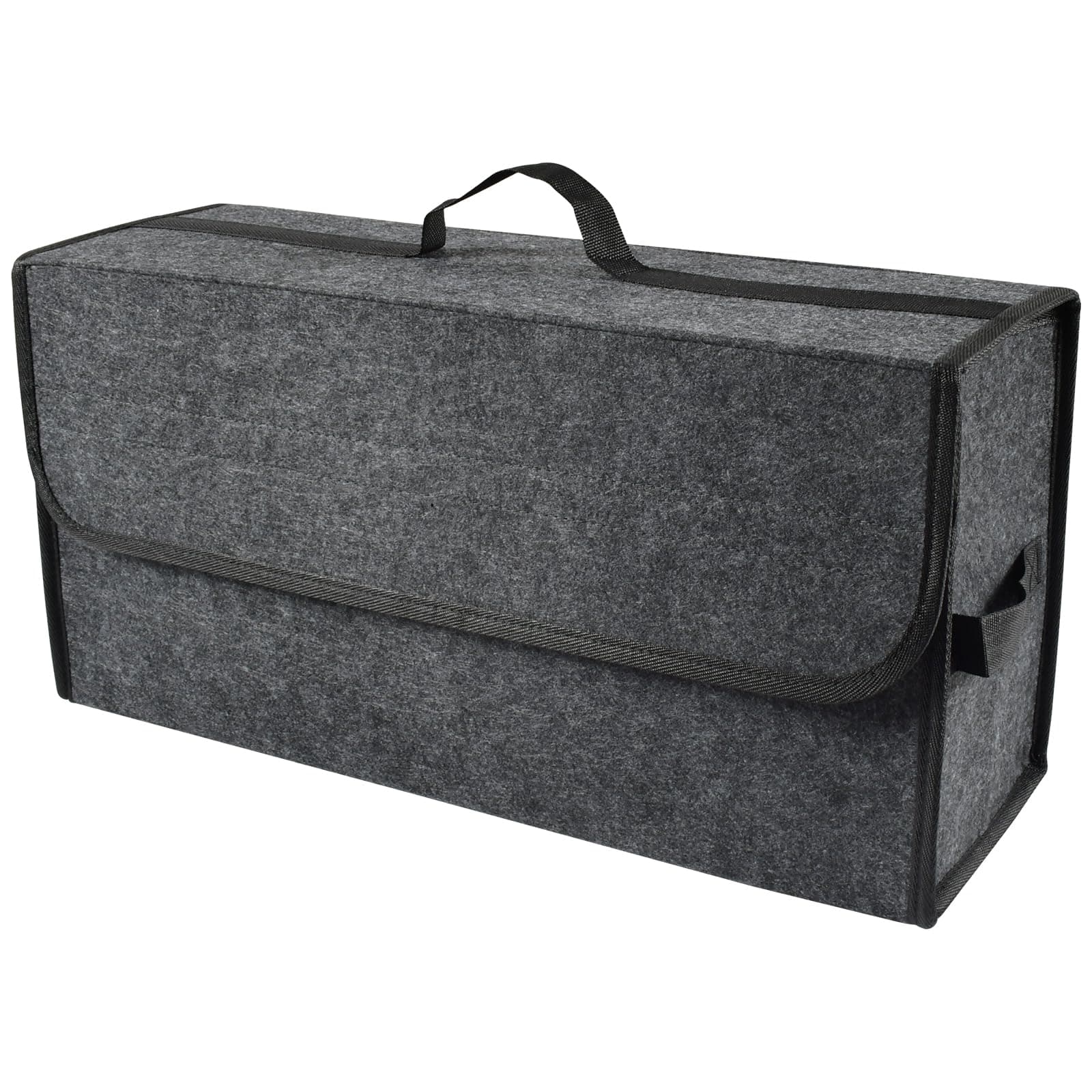 Auirshiky Kofferraum Organizer, Auto Organizer Toolbag, Kofferraum Organizer aus Filz mit Klett Fixierung, Faltbar & Extra Stabil, Wasserdicht, Kofferraumtasche aus Filz für Ordnung im Auto