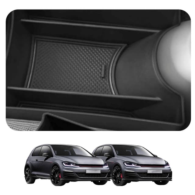 Bamyli Mittelkonsole Aufbewahrungsbox Kompatibel mit VW Up Zubehör GTI/Seat MII/Skoda Citigo Accessoires Innenraum Aufbewahrungsbox Volkswagen UP Organizer für Mittelkonsole