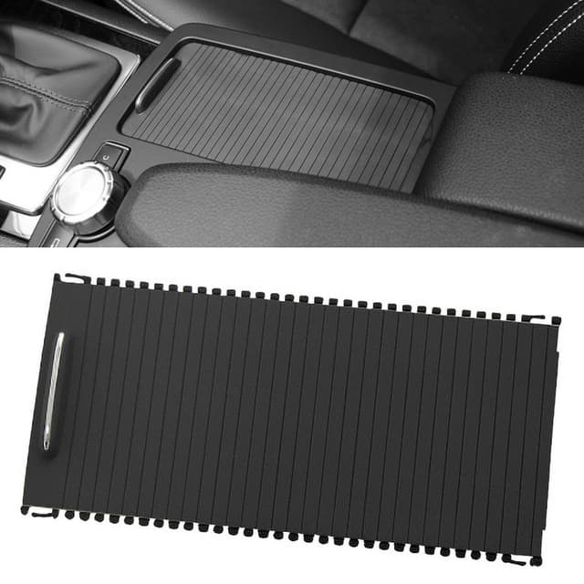 GIONAR Mittelkonsole Rollo Abdeckung Ersatz für Mercedes-Benz W204 S204 A207 W212 S212 C-Klasse E-Klasse, A20468076079051