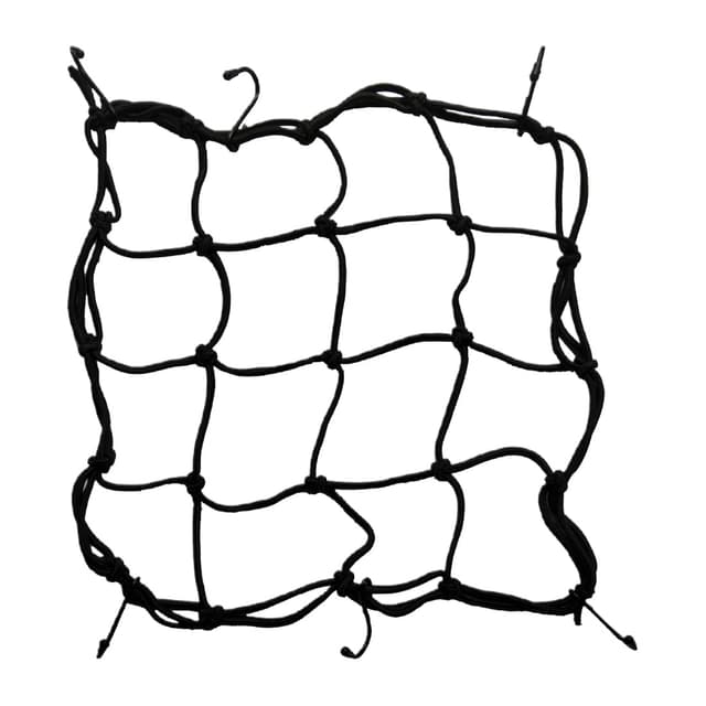 Gepäcknetz Fahrrad, 1 Stück, Motorrad Gepäcknetz FahrradNetz, Gepäckspanner mit Haken, Fahrrad Spanngurt,Helmnetz mit Haken Spannnetz Elastisches Gepäckband, 40x40cm, mit 6 Haken