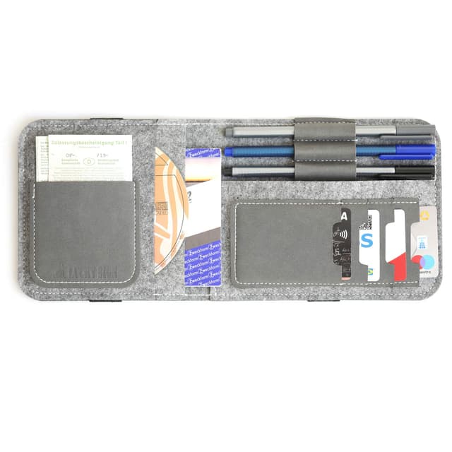 Lucky Sign Auto Sonnenblende Lagerung Fahrbuch Organizer