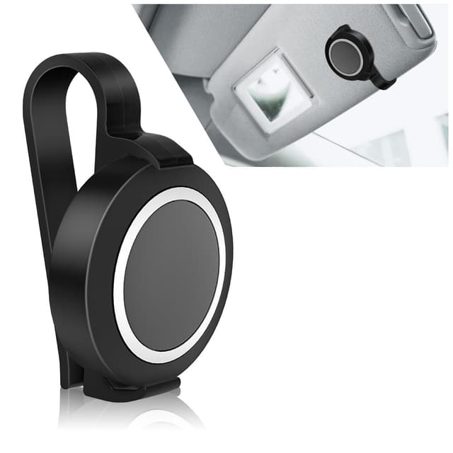 Flintronic Sonnenblenden Halterung, Sonnenblenden Halter Passend für Ooono Co-Driver No2, VerstäRkte Version Ooono Halterung sonnenblende Mount/Clip für Sonnenblende, Halterung für Blitzer-Schwarz #3 für No2 - 1PC