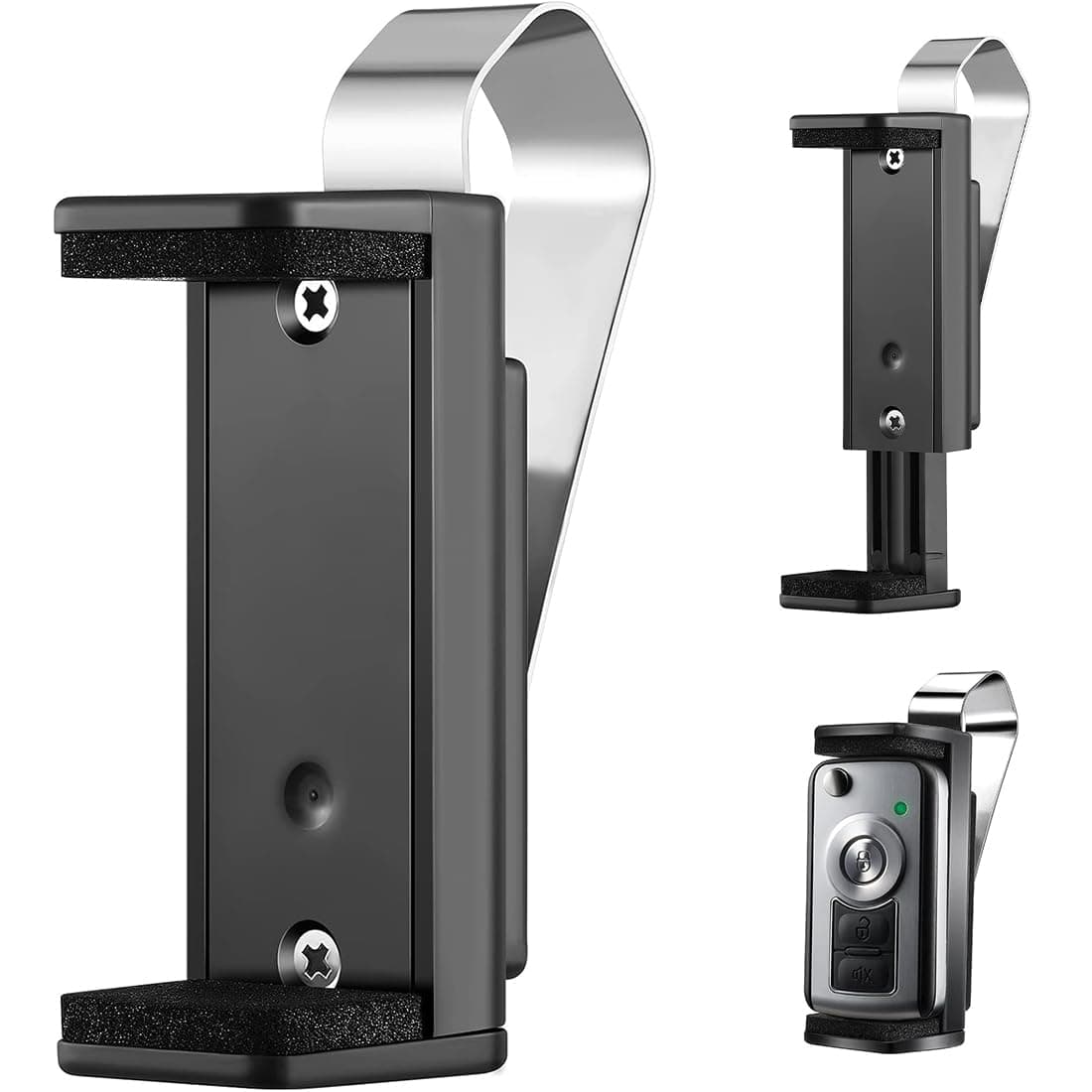 JEYORZY Garagentoröffner Clip, Universal Halterung für Fernbedienung, verstellbarer Visierclip für Autos, Kompatibel mit den meisten Auto-Fernbedienungshaltern (45-67mm), 1 Stück Angebot bei HelloDeals