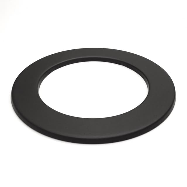 raik Rauchrohr/Ofenrohr Wandrosette 120 mm Durchmesser Stahlblech Schwarz SH010-120-sw 120 Schwarz