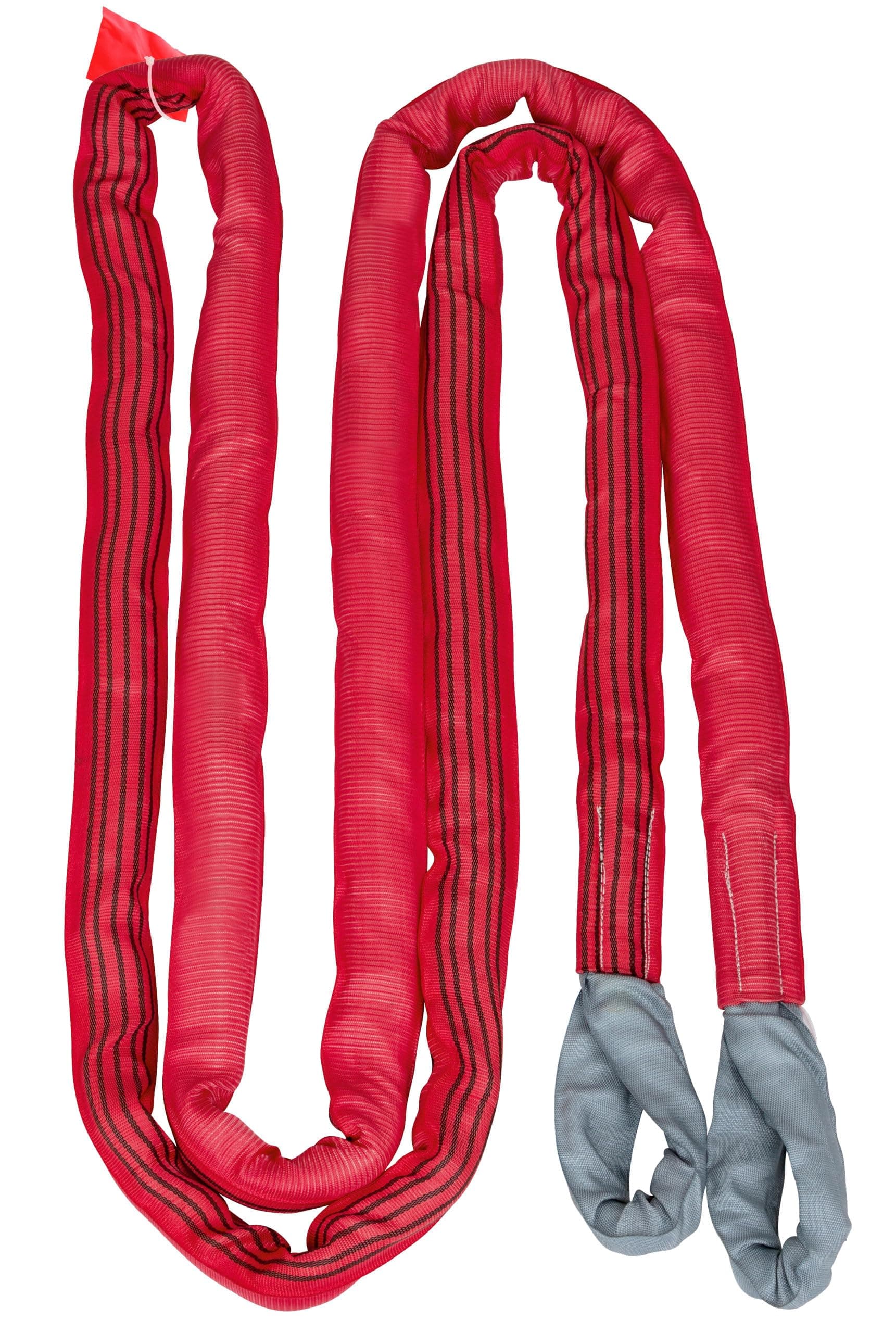 Kerbl Abschleppschlinge (L x B 10 m x 4 cm, Bruchlast 35000 kg, Farbe Rot, zum Schleppen von Fahrzeugen wie LKW usw.) 37707