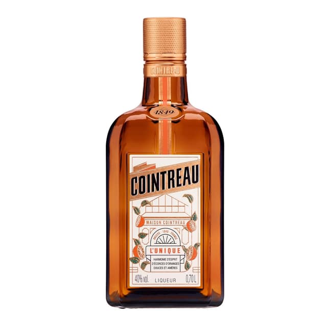 Cointreau Orangenlikör mit 40% vol. (1 x 0,7l) | Der perfekte Likör für Cocktails aus 100% natürlichen Zutaten