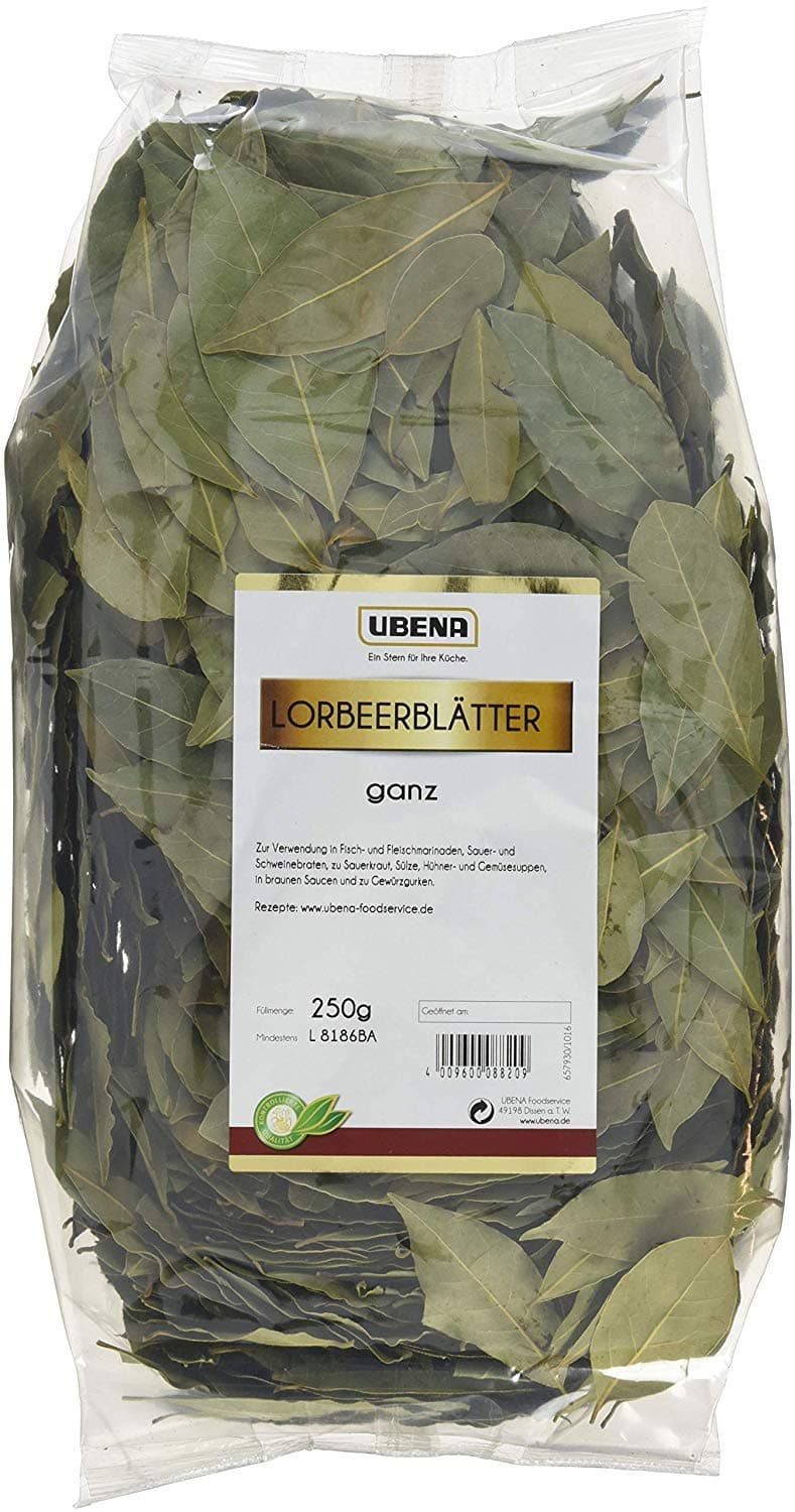 Ubena Lorbeerblätter 250 g, 1er Pack (1 x 0.25 kg)