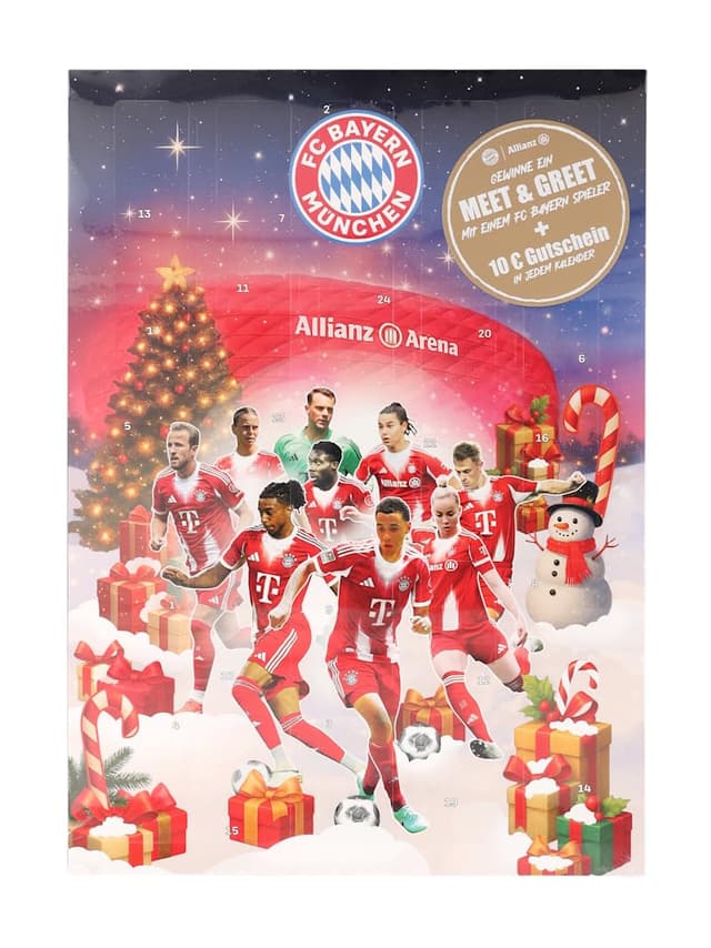 FC Bayern München Schoko-Adventskalender 2025 | Schokolade | Süßigkeiten