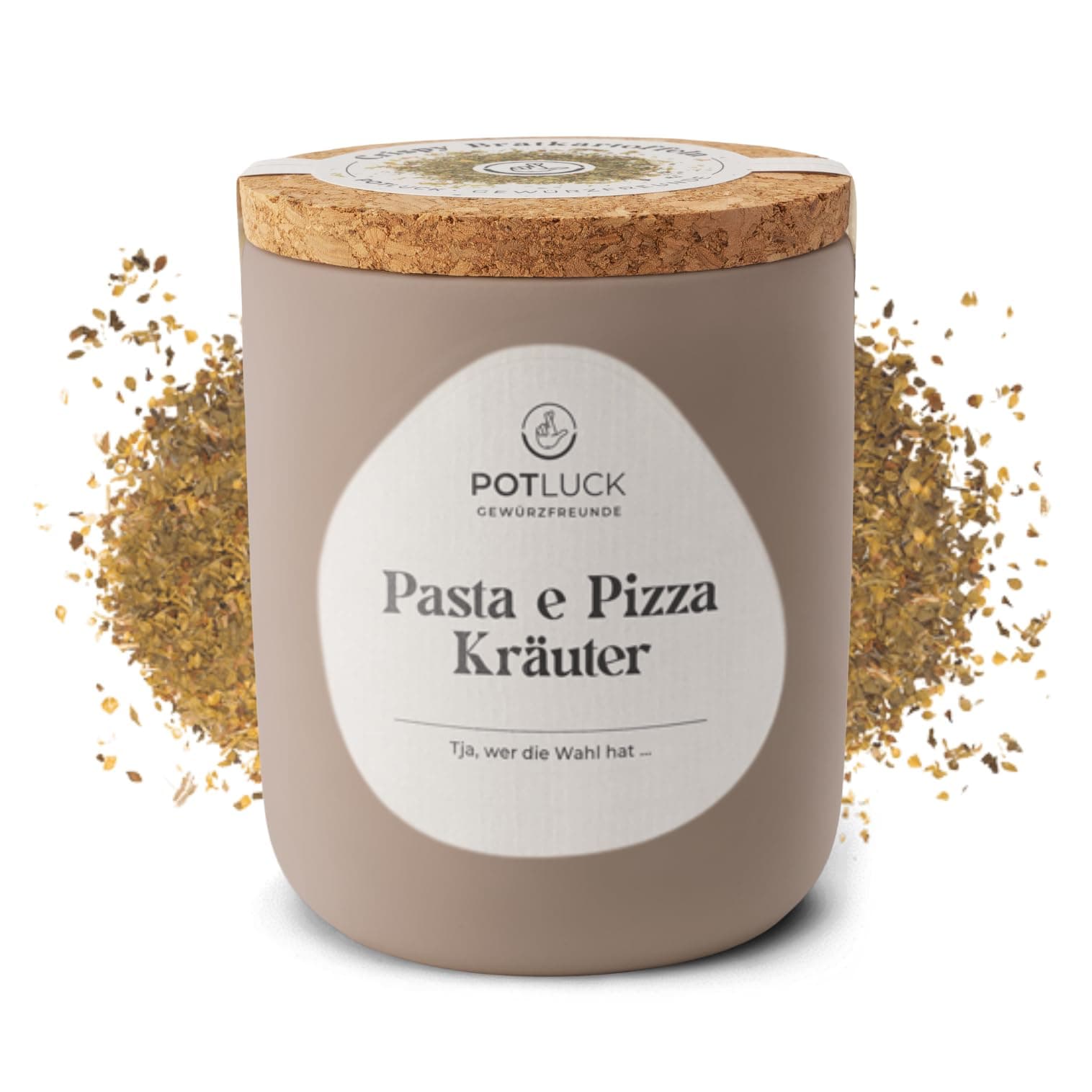 POTLUCK | Pasta e Pizza Kräuter | Gewürzzubereitung im Keramiktopf | 40g | Vegan, glutenfrei und mit natürlichen Inhaltsstoffen Angebot bei HelloDeals