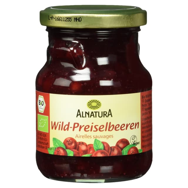 Alnatura Bio Wild Preiselbeeren, 220g Quif 220 g (1er Pack)