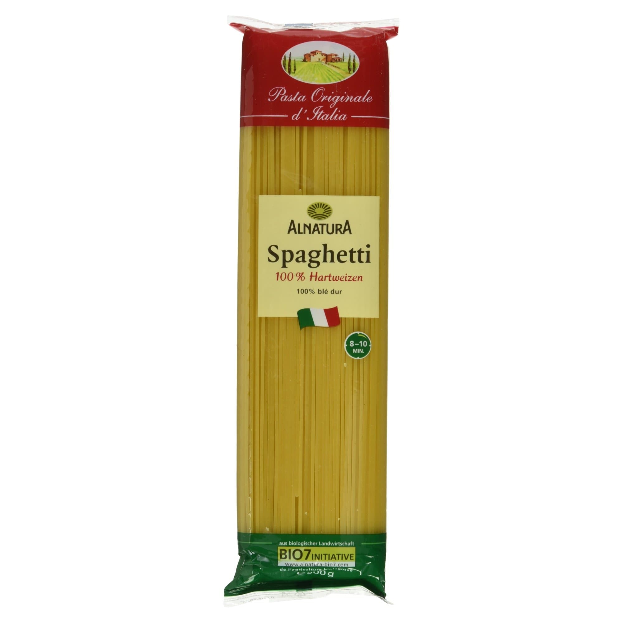 Alnatura Bio Spaghetti aus Hartweizengrieß, 500g Gemüse 500 g (1er Pack)