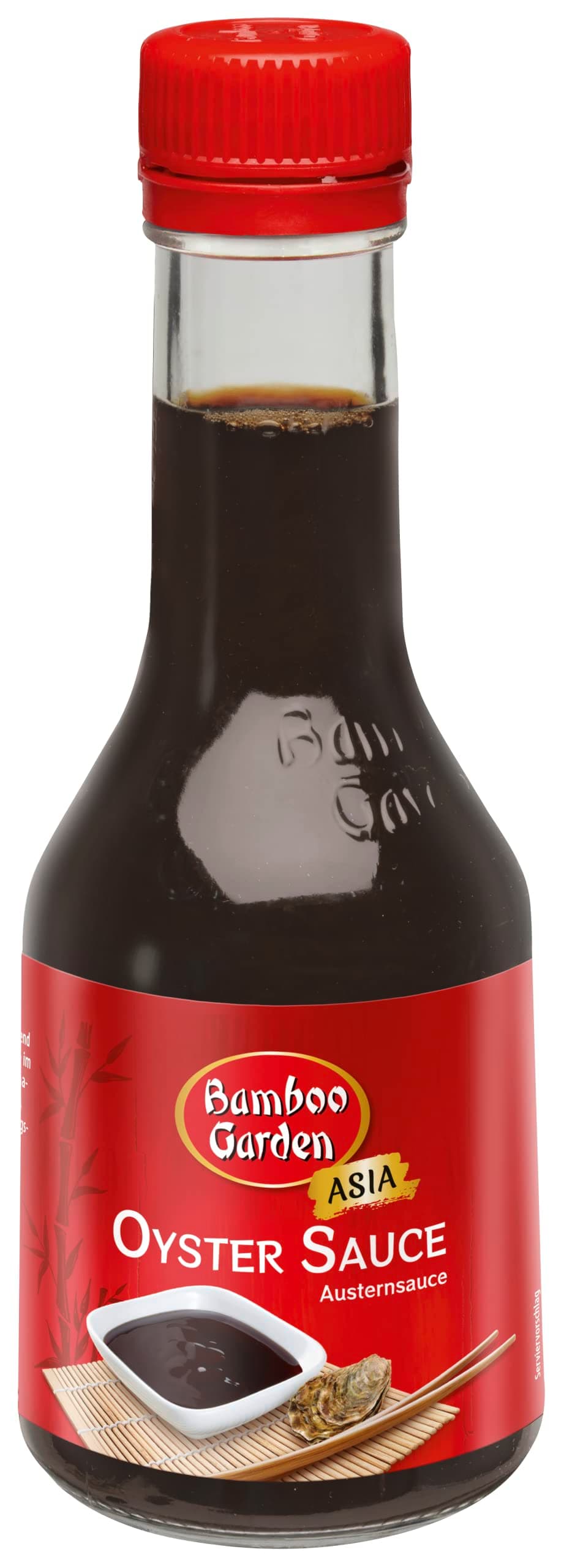 Bamboo Garden - Oyster Sauce , Süß-salzige Würzsauce zum Abschmecken, Nachwürzen oder Marinieren , 1 x 200 ml (Verpackungsdesign kann abweichen)