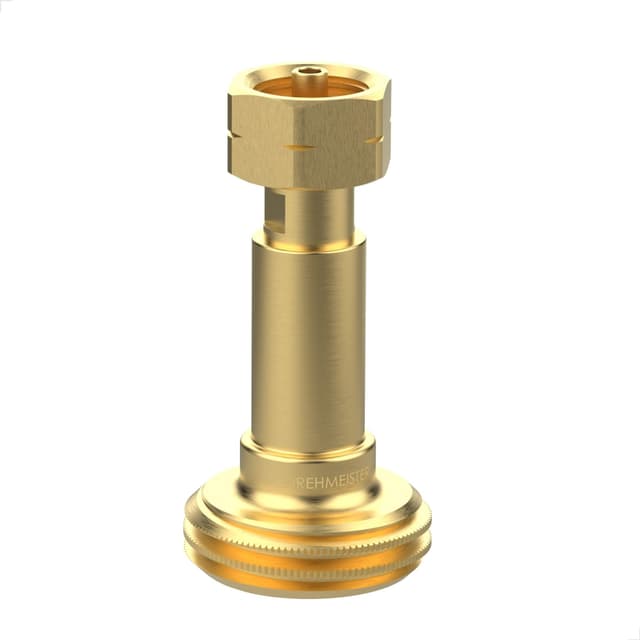 Drehmeister Acme Tankadapter – LPG Adapter mit Nippel für KLF G.12 (W21,8x1/14 LH) Gasflaschen – deutsche & polnische Flaschen – nutzbar in Belgien, Deutschland, Irland, Luxemburg