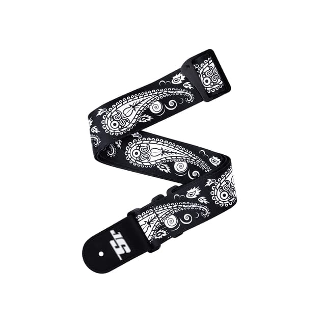 D'Addario Joe Satriani Gitarrengurt, Black Paisley