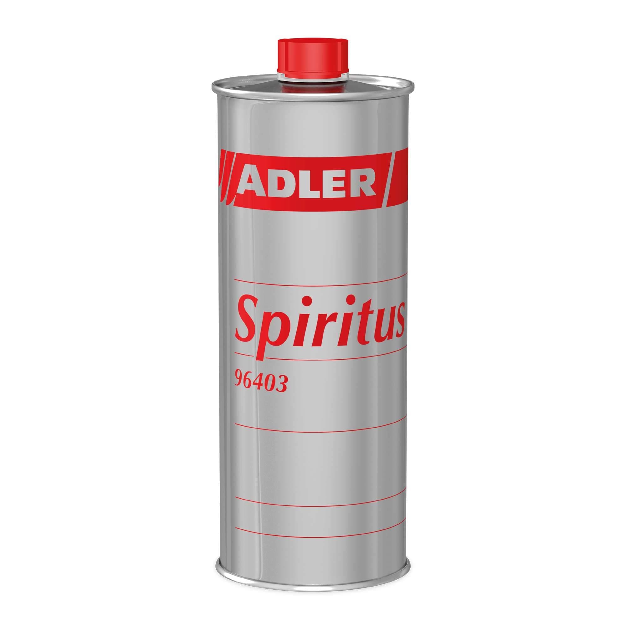 ADLER Spiritus - 500 ml - Hochwertiger Spiritus Verdünnung, Reiniger und Brennstoff. Der Allrounder für Haushalt, Auto, Gewerbe und Industrie 500 ml (1er Pack)