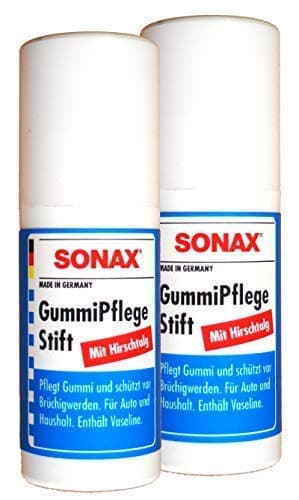 Preisjubel 2 x SONAX GummiPflegeStift 20g, Vaseline, Autopflege, Dichtungspflege, Türgummi
