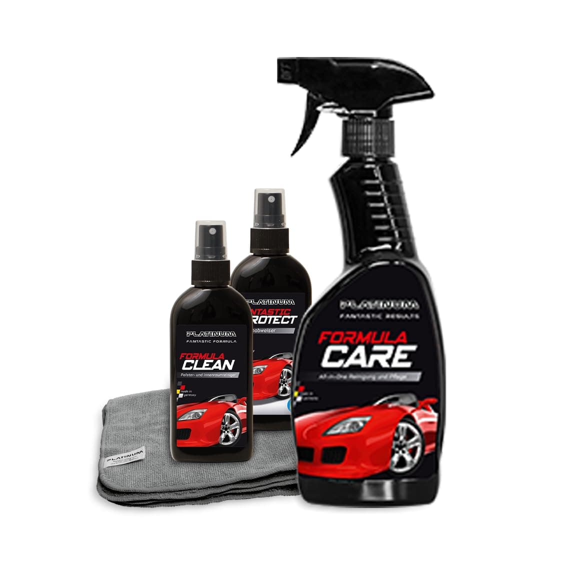Platinum Fantastic Results Autopflege Set – Auto Reiniger für Innen & Außen – Autositze, Felgen, Lack, Cockpit reinigen Angebot bei HelloDeals