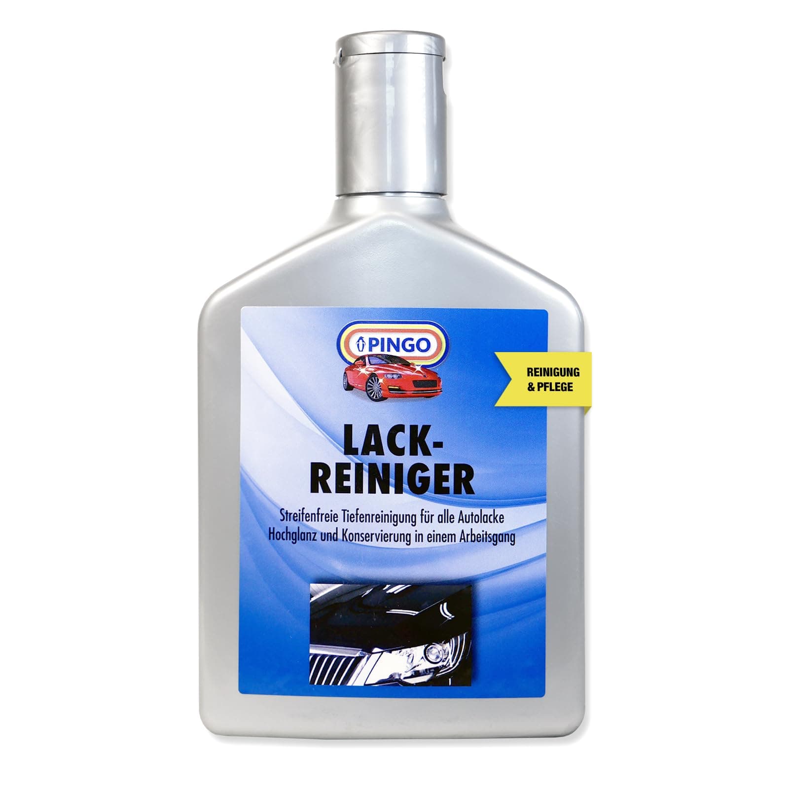 PINGO Lackreiniger - Autolack-Reiniger - Entfernt feine Kratzer, Schmutz & Oxidationen - Ideal vor Politur & Versiegelung - Autopflege, Schutz & Glanz für Acryl- & Metalliclack - 500ml Angebot bei HelloDeals