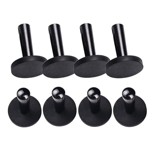 Gebildet 8 Stück Montagemagnette Magnet Magnette Folieren Folie Car Wrapping,Auto Folie DIY/Auto Folie Wrap Schwarz-8st