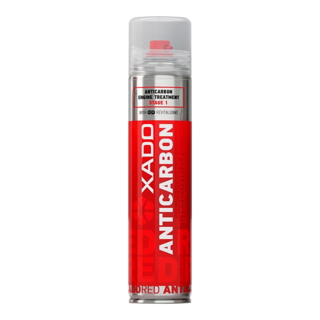 XADO RED ANTICARBON Motor Entkalker Spray 320ml – Hochwirksamer Motorreiniger & Entkohler – Entfernt Kohlenstoffablagerungen, Verbessert Motorleistung, Für Benzin & Diesel Motoren