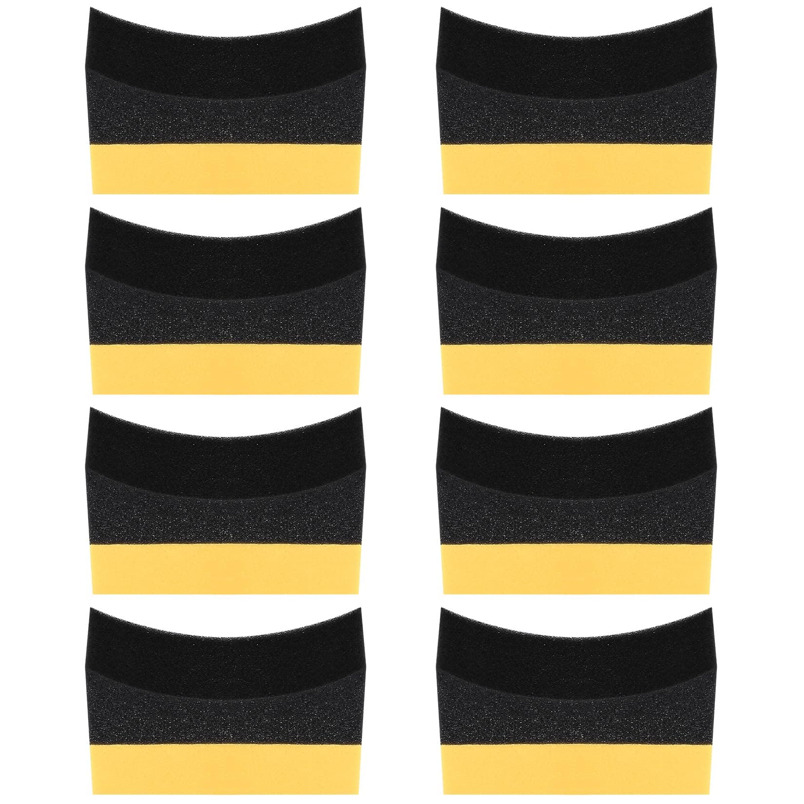 8 x Tire Dressing Applicator Pads, Reifenglanz Gel Auftragschwamm Reifengel Auto Reifenglanz Schwamm, Auto Reifenreinigungsschwamm, Autoreifen Schwamm für Reifen Pflege Reifen Gel Applikationsschwamm Angebot bei HelloDeals
